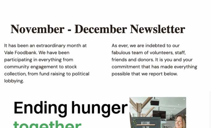 Dec 25 Newsletter
